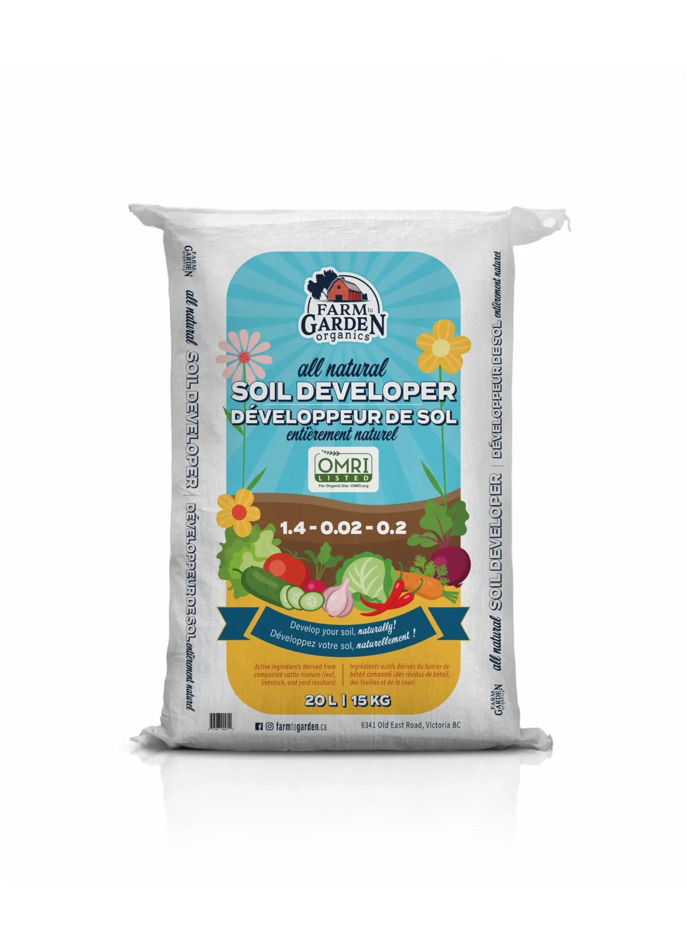 Bagged All Natural Soil Developer